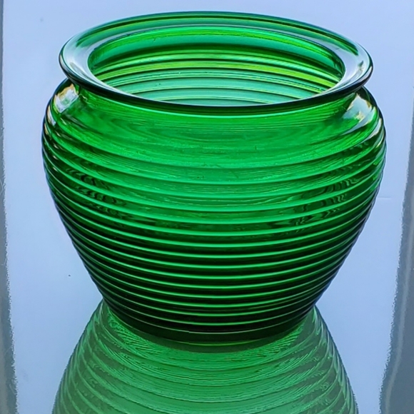 1950s 4 1/4" National Potteries Glass Division Cleveland OH Jar - Picture 7 of 7